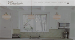 Desktop Screenshot of down2earthinteriordesign.com